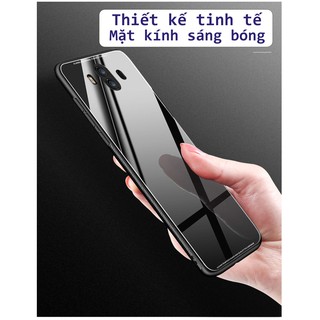 Ốp lưng mặt kính Xiaomi Mi 8, viền dẻo, mặt kính trong suốt, Xiaomi Mi 8, Mi 8
