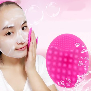 [Hàng mới về] Cọ rửa mặt làm bằng silicone mềm tẩy sạch mụn đầu đen SPA