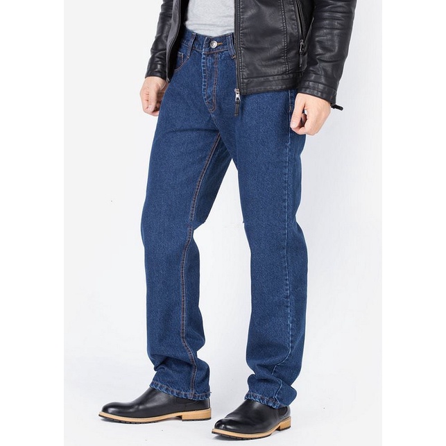 50-110kg Quần jean nam ống suông trung niên, quần jean BIGSIZE cao cấp