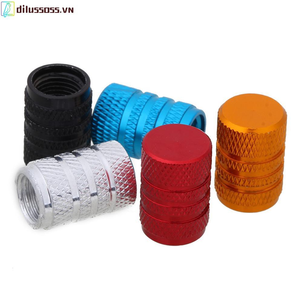 4 Nắp Van Bánh Xe Bằng Hợp Kim Nhôm Dilusss