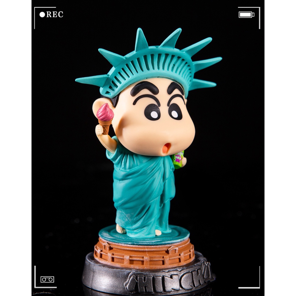 Mô hình Shin cosplay thần tự do dễ thương trang trí bàn làm việc, quà tặng