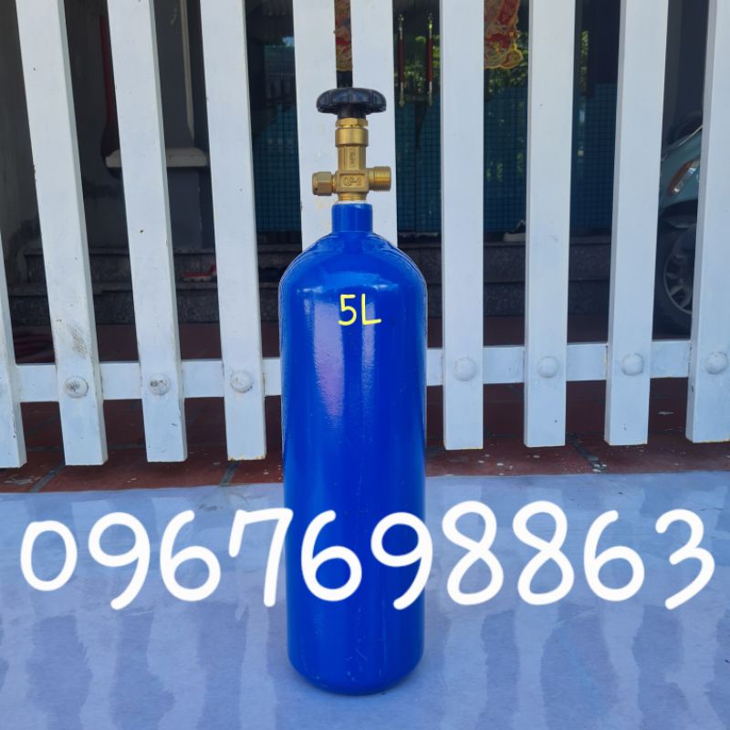 Bình Khí Co2 Hàn Mig 5Lít Đã Nạp Khí