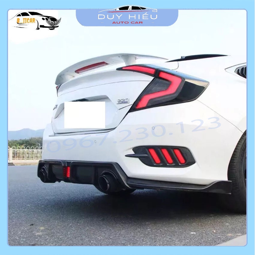 Đuôi gió thể thao chân dán hàng sơn sẵn và hàng chưa sơn - Đồ chơi ô tô uy tín