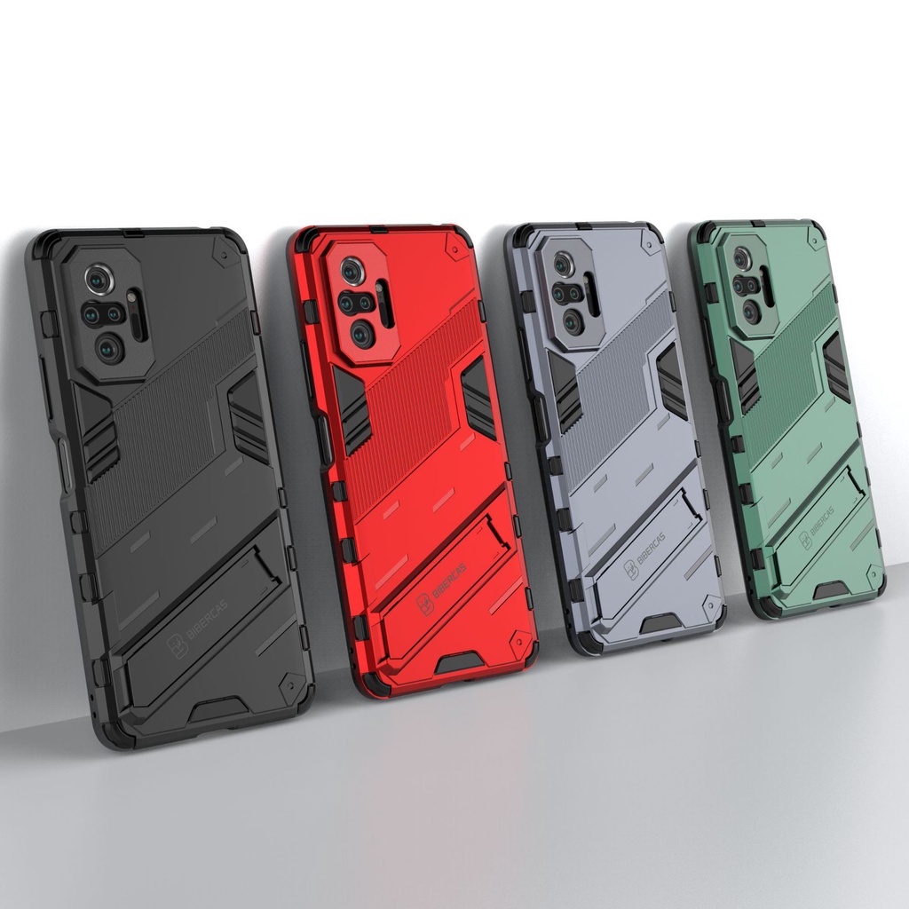 Ốp lưng Xiaomi Redmi Note 10 Pro Ironman ver5 chống sốc cao cấp, chống xem video 2 chiều kèm bảo vệ camera