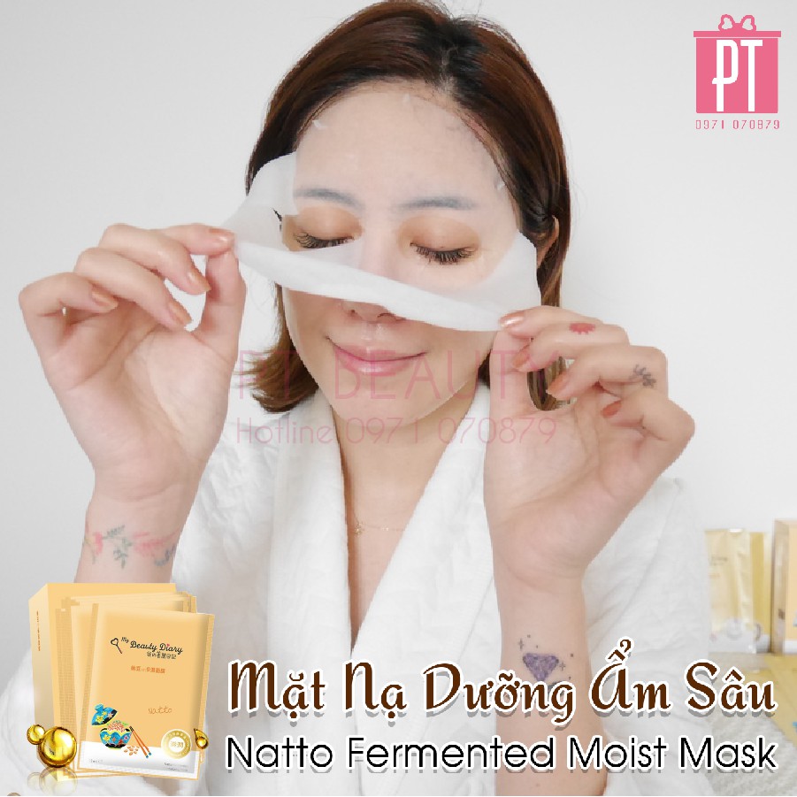 Miếng lẻ Mặt nạ My Beauty Diray Đài Loan Natto dưỡng ẩm da