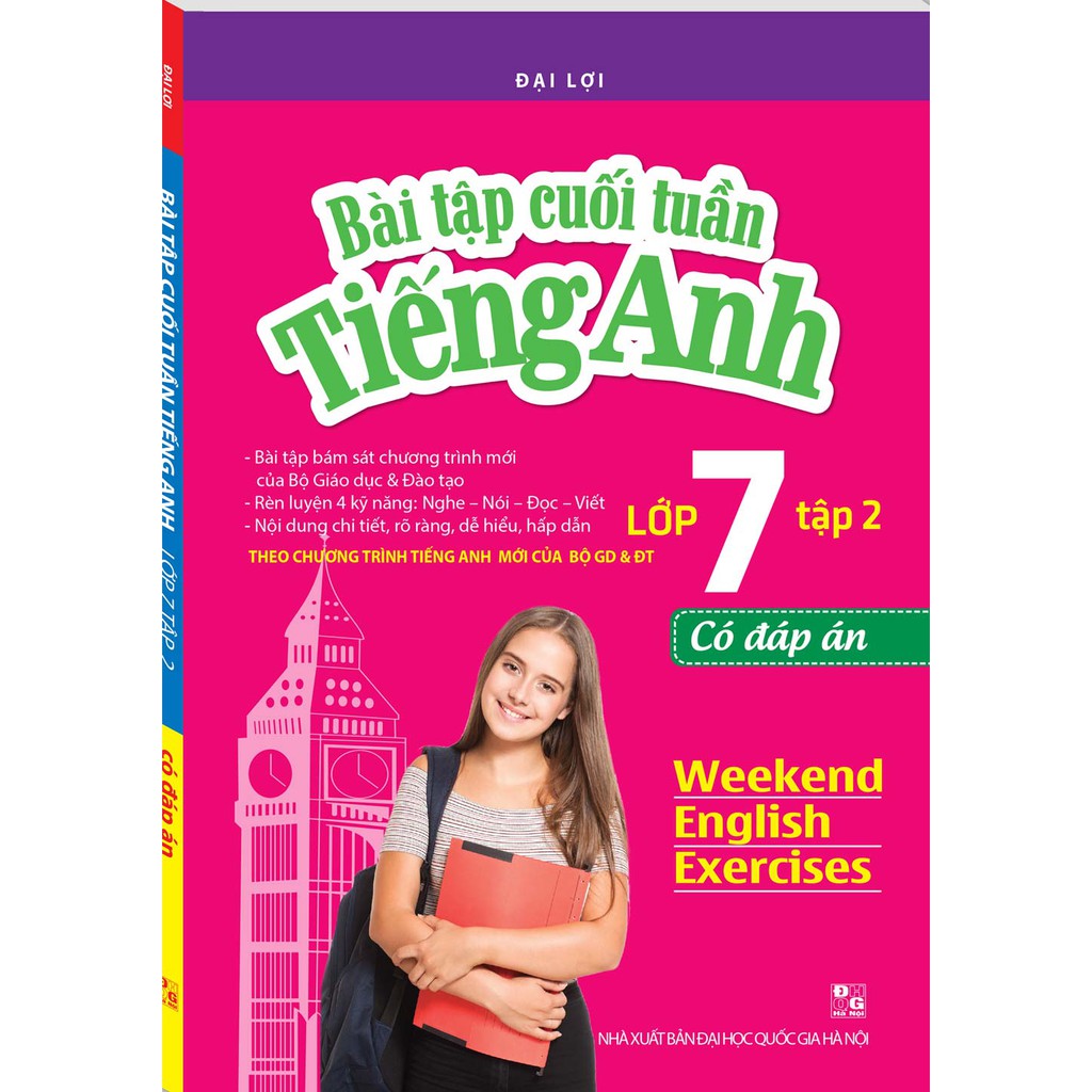 Sách - Bài tập cuối tuần tiếng Anh lớp 7 tập 2 - Có đáp án