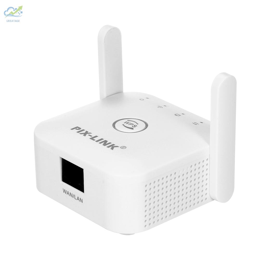 Thiết Bị Khuếch Đại Sóng Wifi 2.4g Gồm 2 Ăng Ten 300mbps | BigBuy360 - bigbuy360.vn