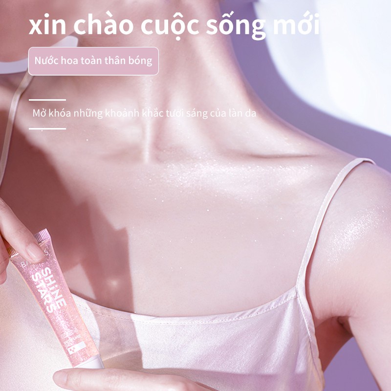 Nước hoa gel ánh nhũ thu hút hương thơm lưu hương dài lâu