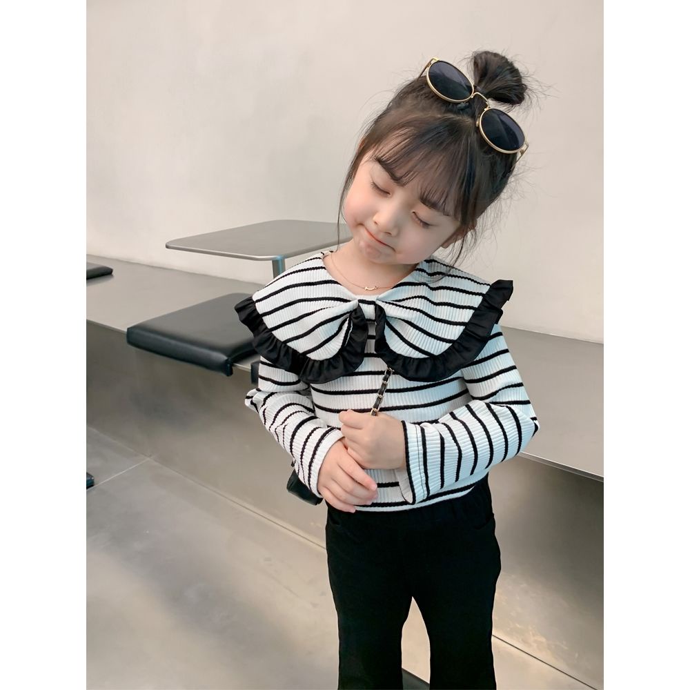 [Babycat] Hàng Có Sẵn Áo Sweatshirt Tay Dài Phong Cách Nhật Bản Hàn Quốc Nhật Bản Mới 2022 Phong Cách Phương Tây Cho Bé Gái