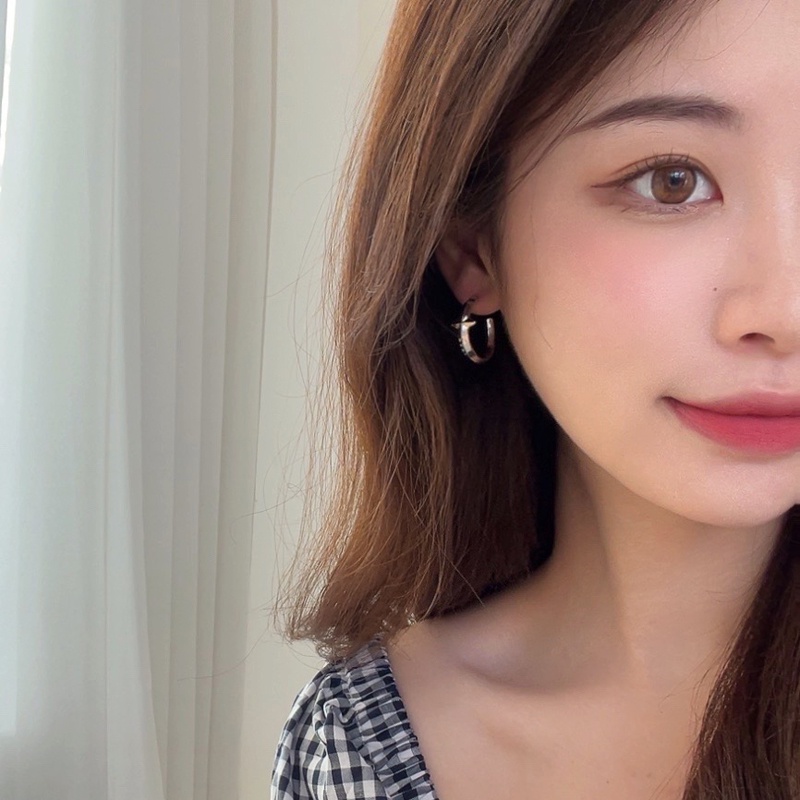 Khuyên Tai Hình Tròn Phong Cách Punk Thời Trang Cá Tính