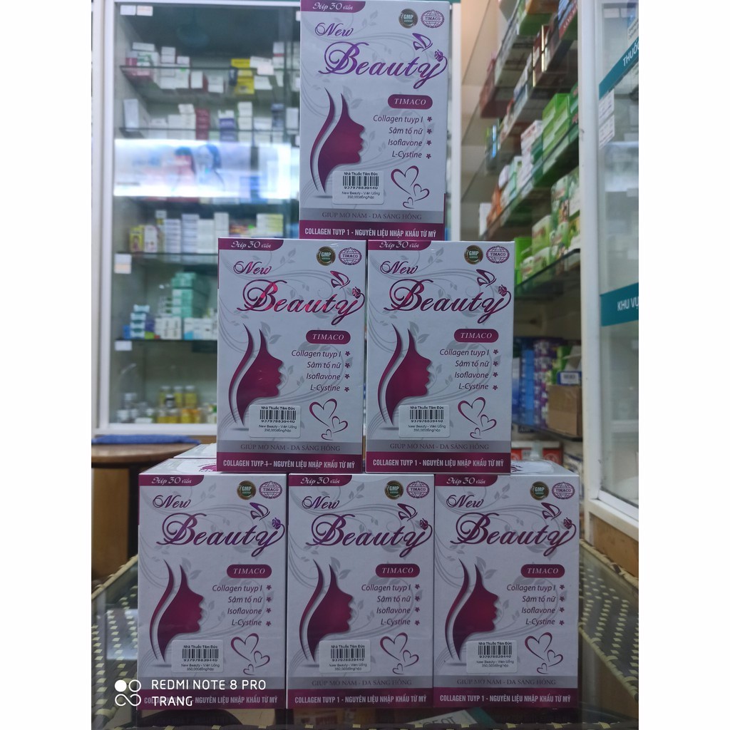 Viên uống dưỡng da cao cấp New Beauty Timaco - mờ nám sáng da -