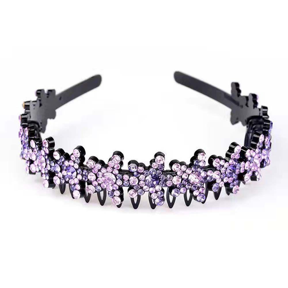 Băng Đô Bện Tóc Màu Đen Đơn Giản Thời Trang Cho Nữ|Băng Đô Cài Tóc Cho Nữ