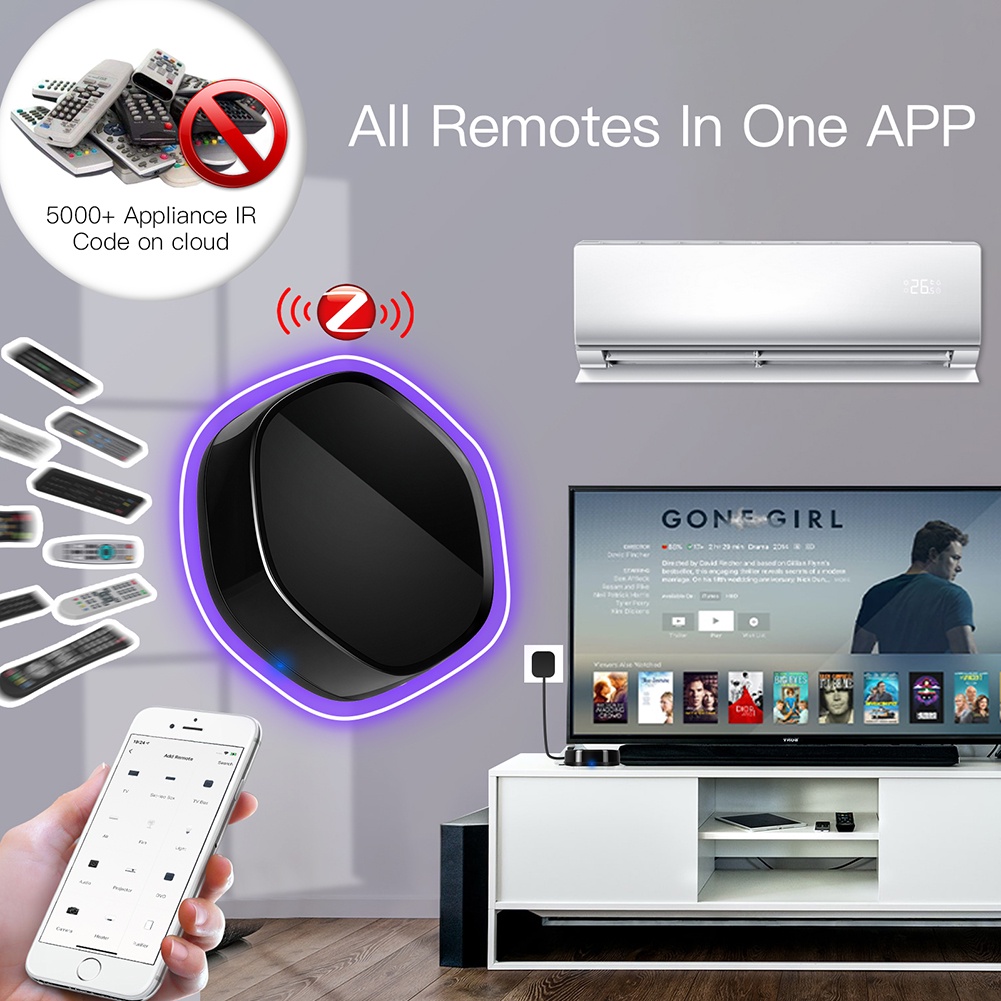 Thiết Bị Nhà Thông Minh 2 Trong 1 Điều Khiển Từ Xa Qua Alexa Google Home 38K IR