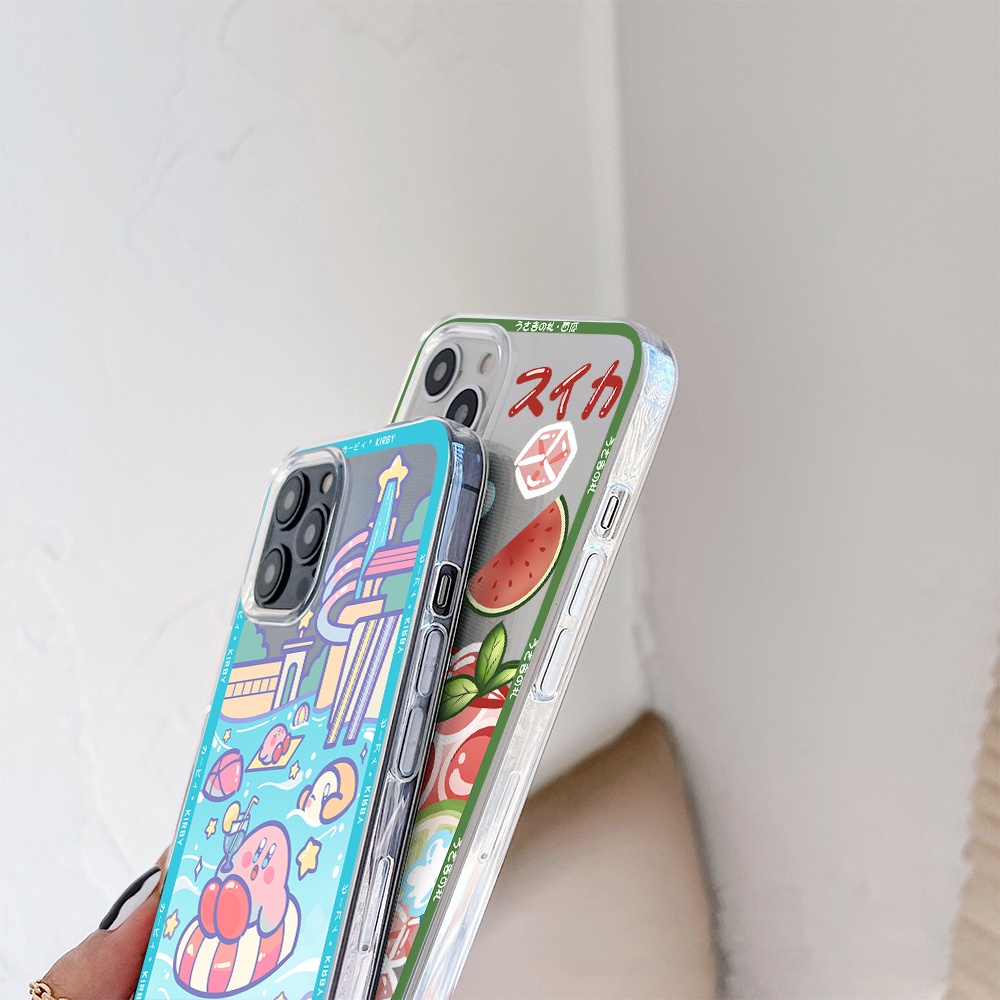 Ốp Điện Thoại Tpu Mềm Chống Sốc In Hình Thỏ Kirby Cho iPhone 11 12 13 pro max XS X XR XSMax 7 8 6 6s plus 5 4 SE 2020