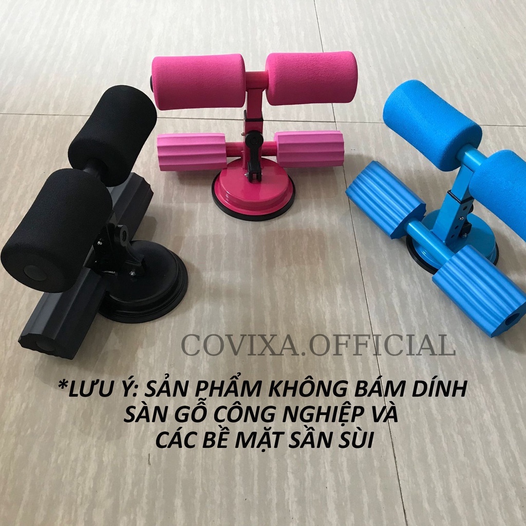 Dụng cụ tập cơ bụng eo gym, dụng cụ tập thể dục tại nhà đa năng có đế hút chân không trụ chữ T nam nữ Covixa.official