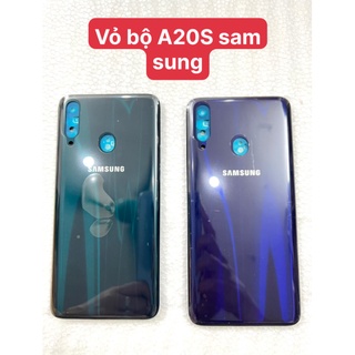 vỏ bộ samsung A20s /kèm kính camera/khay sim