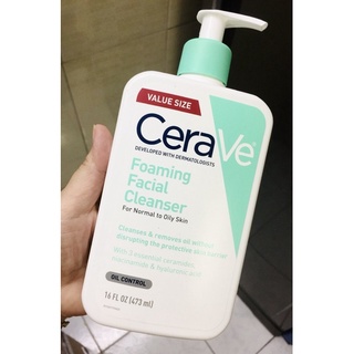 Sữa rửa mặt Cerave cho da dầu/khô