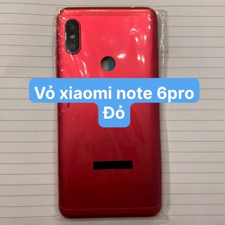 Bộ Vỏ Xiaomi Note 6 Pro (gồm lưng,sườn,phím ,kính camera)