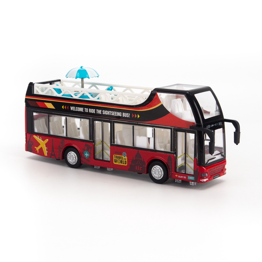 Mô hình xe buýt đồ chơi 2 tầng City Tour 1:32 Ty model