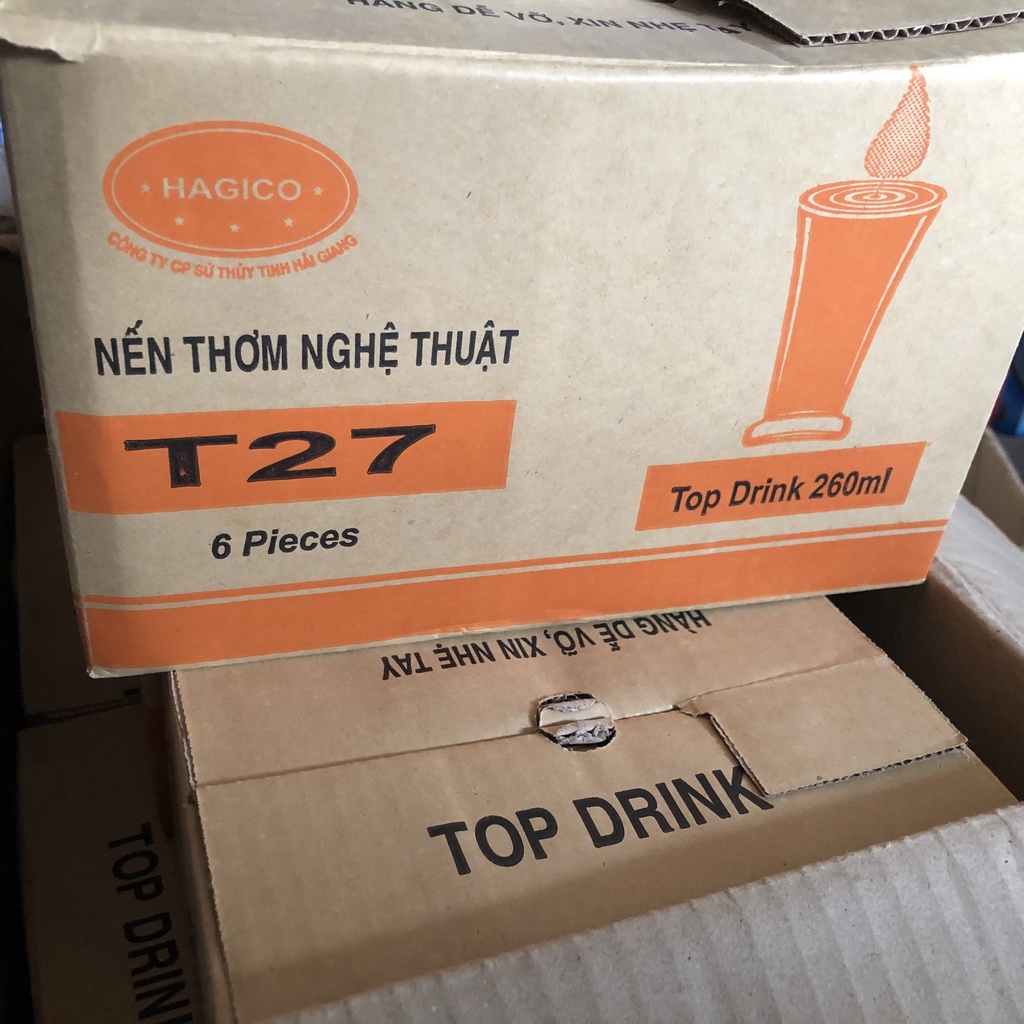 Hộp Nến Cốc Thơm Đủ Size To T27, Vừa T19, Nhỏ T01 Hagico
