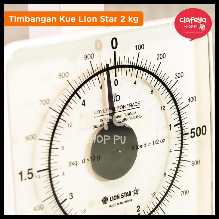 Cân Bánh 2kg:: Lion Star 2 Cân Kg - Red Dpd390