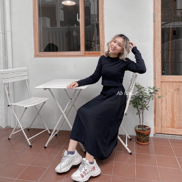 Chân Váy Đũi Hàn Trơn 2 Lớp (Ảnh Thật) | BigBuy360 - bigbuy360.vn