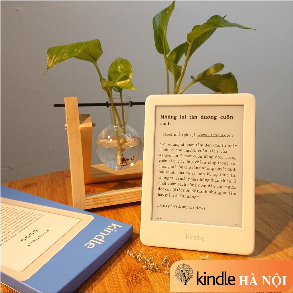 Máy đọc sách Kindle Basic 2019 10th - All new kindle 2019 có đèn nền, màn hình 6’’, nghe Audible, 4/8GB