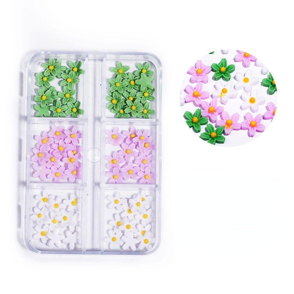 Phụ Kiện Trang Trí Móng Tay Hình Hoa Trà Phong Cách Hàn Quốc