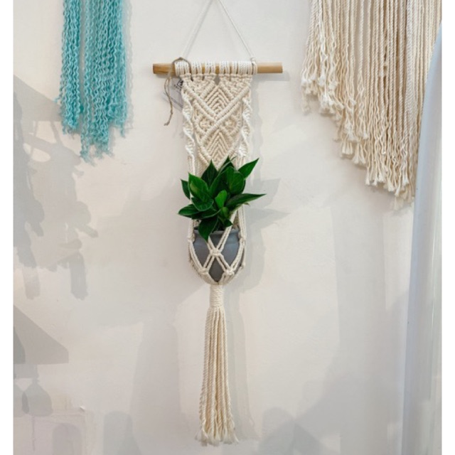 dây treo chậu macrame