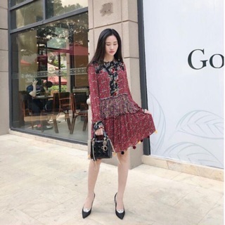 #zara VÁY HOẠ TIẾT
