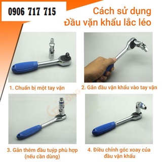 Đầu vặn khẩu lắc léo