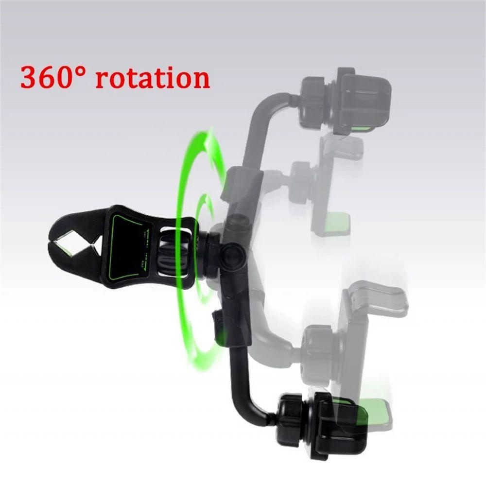 Giá Đỡ Điện Thoại Kẹp Gương Chiếu Hậu Ô Tô Xoay Được REBUY1