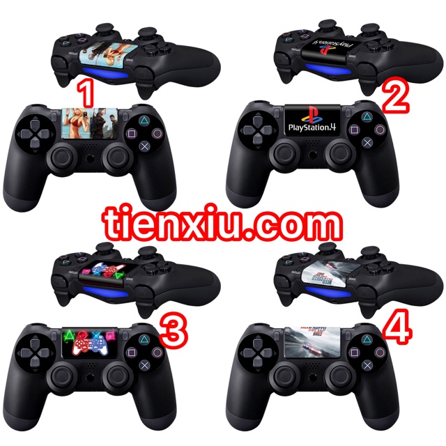 Dán touchpad ps4 đủ mẫu Dán trang trí skin Touch Pad tay cầm Ps4
