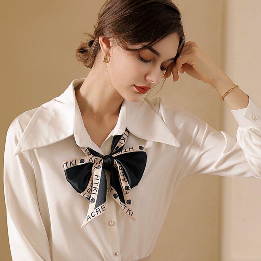 Khăn Choàng Cổ Hai Mặt Màu Sắc Thanh Lịch