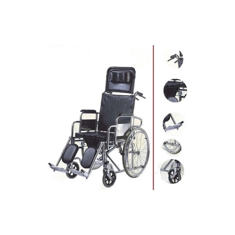 Xe lăn đa năng Lucass X-7 xe lăn nằm có bô vệ sinh giao nhanh 30p