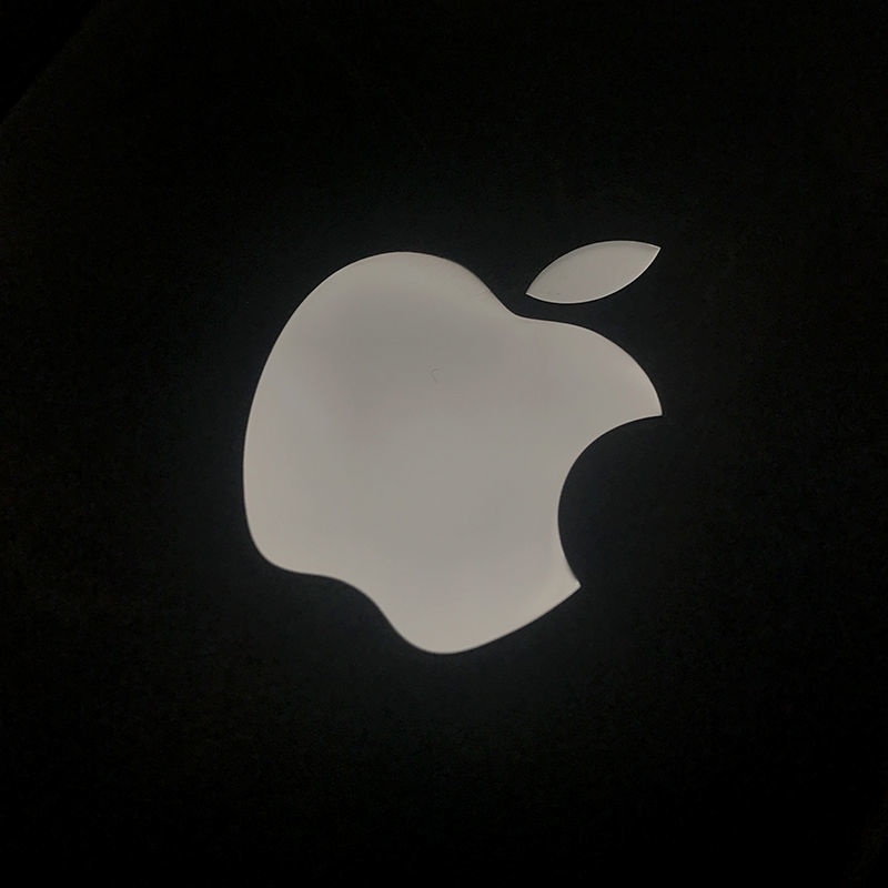 Logo Dán Trang Trí Laptop Apple Bằng Kim Loại