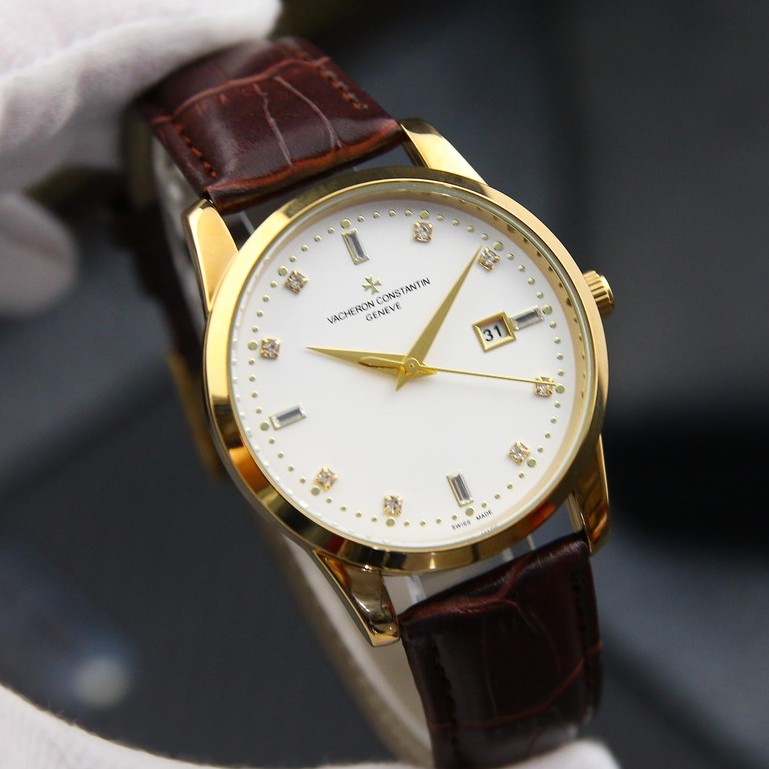 Đồng Hồ Nam VA VA01 Dây Da Nâu Cao Cấp Mặt Kính Chống Xước, Chống Nước BH Hãng 12 Tháng | BigBuy360 - bigbuy360.vn