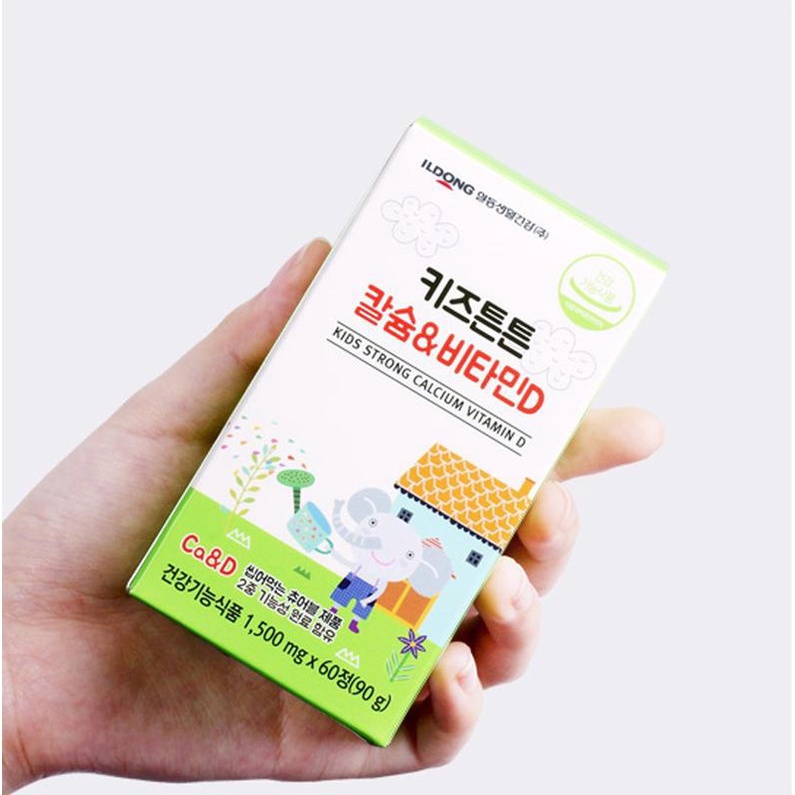 Kẹo canxi Ildong - kẹo vitamin D ildong Hàn quốc Giúp bé phát triển chiều cao, chắc xương
