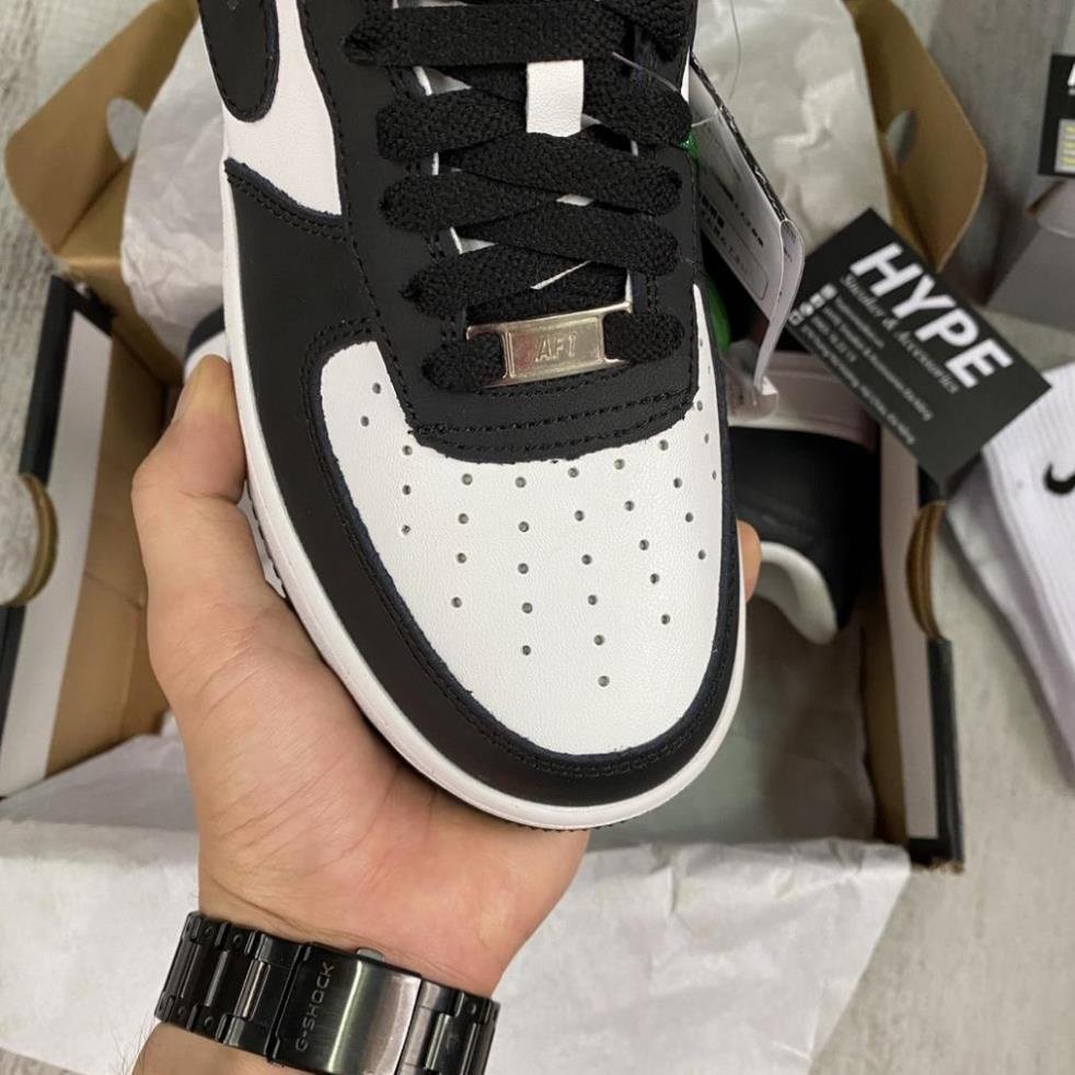 Giày thể thao AF1 panda, Giày Air Force đen trắng da xịn chuẩn form phối đồ nam nữ hot 2022 Full Box Tặng Dây_tongkho19