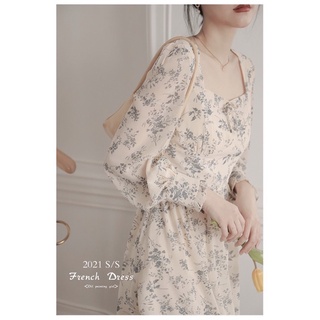 Váy Hoa Vintage Tiểu Thư