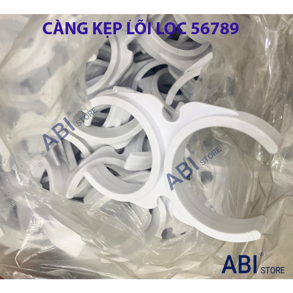 Kẹp càng cua đôi cân ( còng đôi ), kẹp nối các lõi lọc nước 56789 máy lọc nước RO