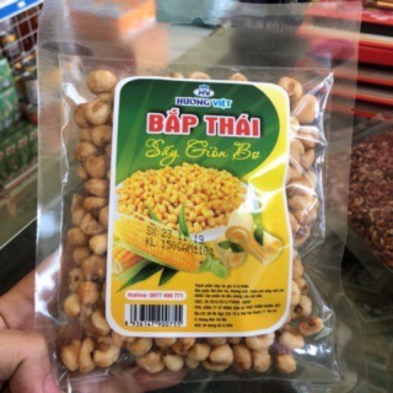 500gr bắp(ngô) thái sấy giòn bơ