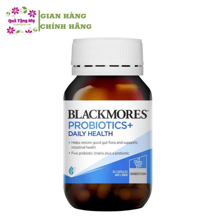 Men vi sinh Blackmores Probiotics Daily Health 30 viên