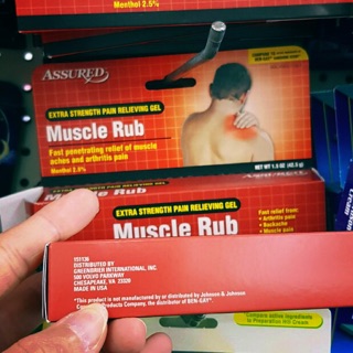( Hàng Mỹ ) Gel nóng giảm đau nhức Assured của Mỹ