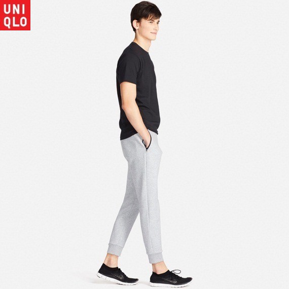 Áo thun nam Uniqlo 100% Supima cotton - cổ tròn cộc tay (Black or White)