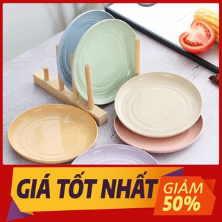  [Sale toàn shop] Set 6 đĩa tròn lúa mạch
