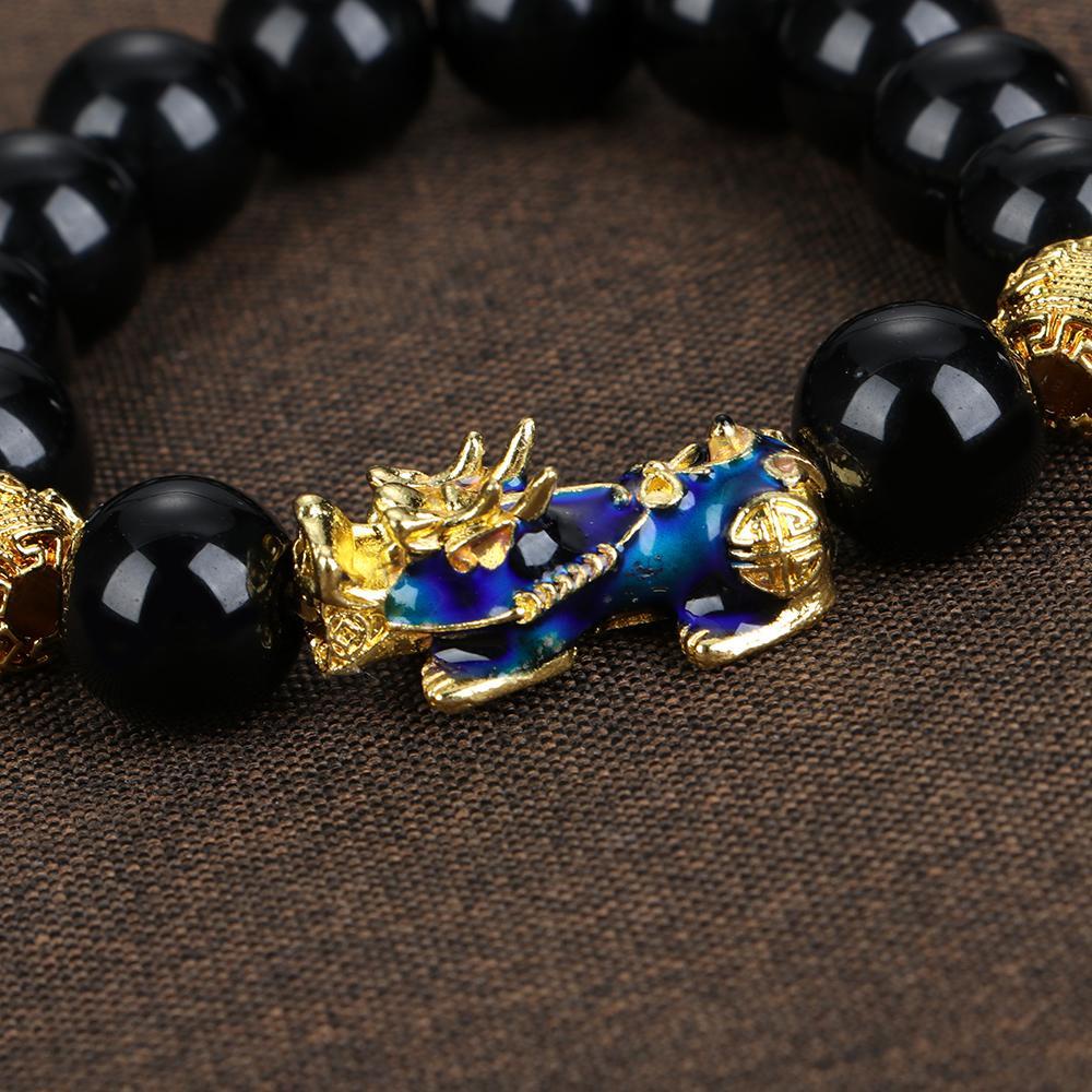 Vòng Đeo Tay May Mắn Thời Trang|Mặt Dây Chuyền Hình Linh Vật Thay Đổi Màu Sắc