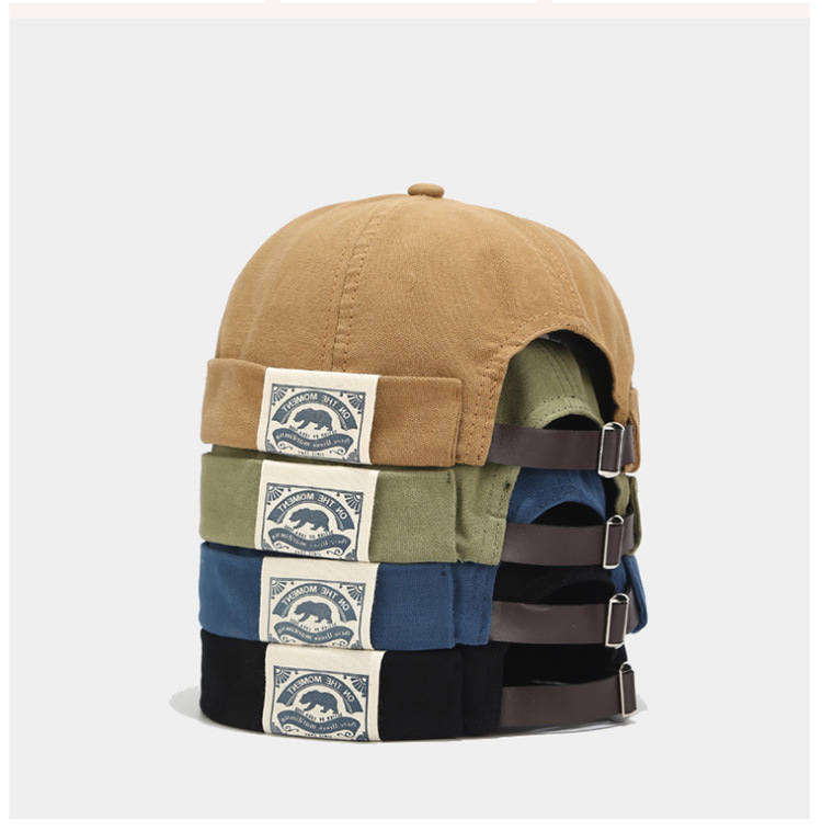 Nón Beanie LINJW Bằng Cotton Phong Cách Xuân Hè Đơn Giản Cho Cả Nam Và Nữ 2021