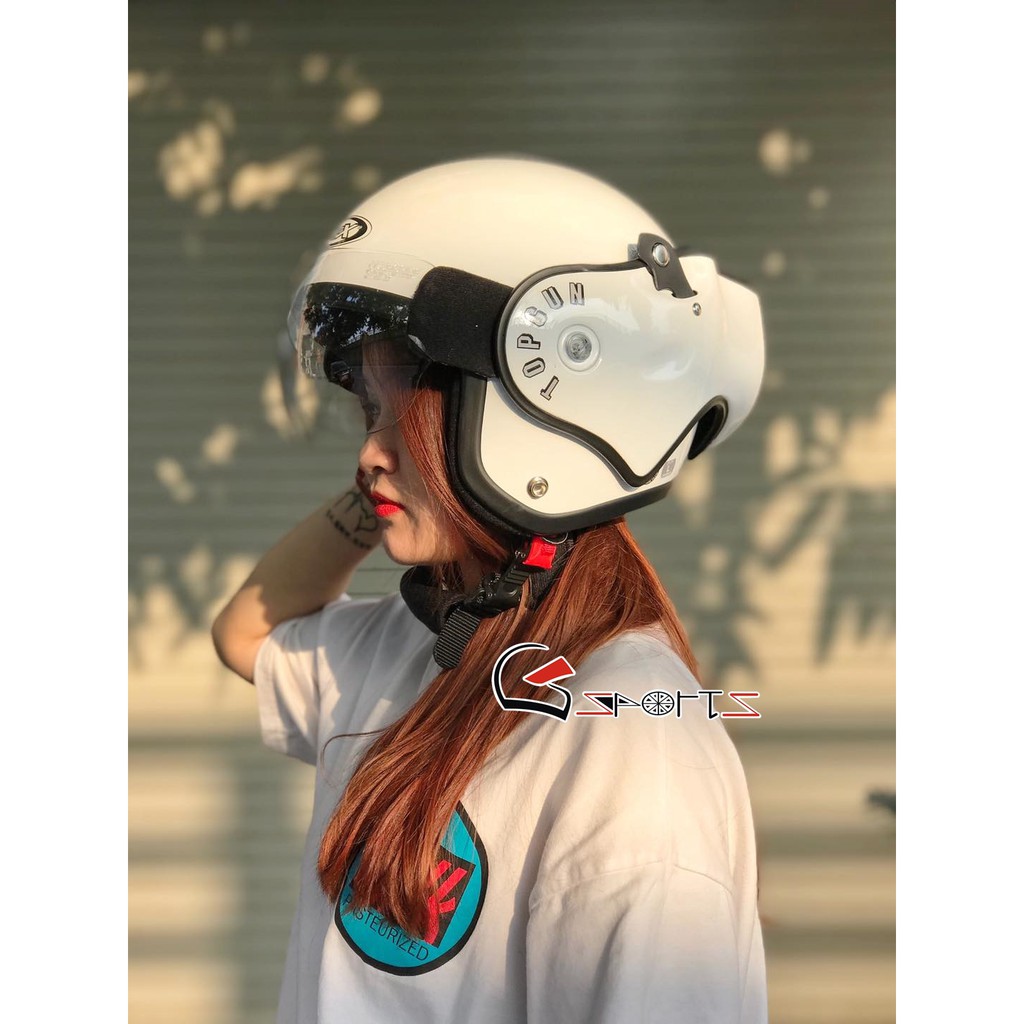 Mũ bảo hiểm Topgun chính hãng Avex được nhập khẩu chính ngạch từ Thái Lan