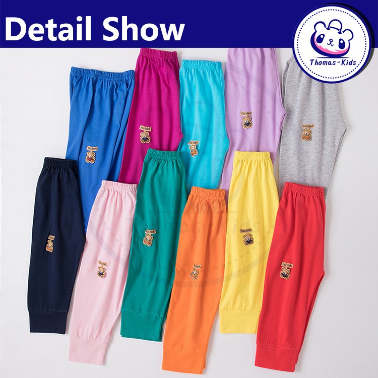 Quần dài Cotton màu sắc ngẫu nhiên cho bé D306 0.5-5 tuổi